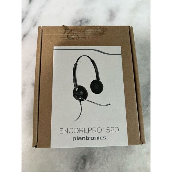 Plantronics EncorePro 520 Binaural Noise-Canceling Headset 89434-01 - Picture 1 of 8
